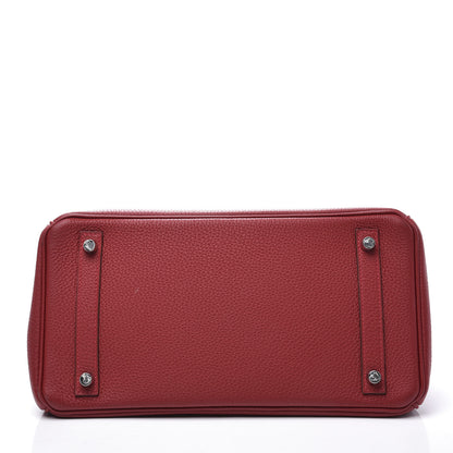 Hermes Taurillon Maurice Birkin 30 Rouge Vif 5 of 17