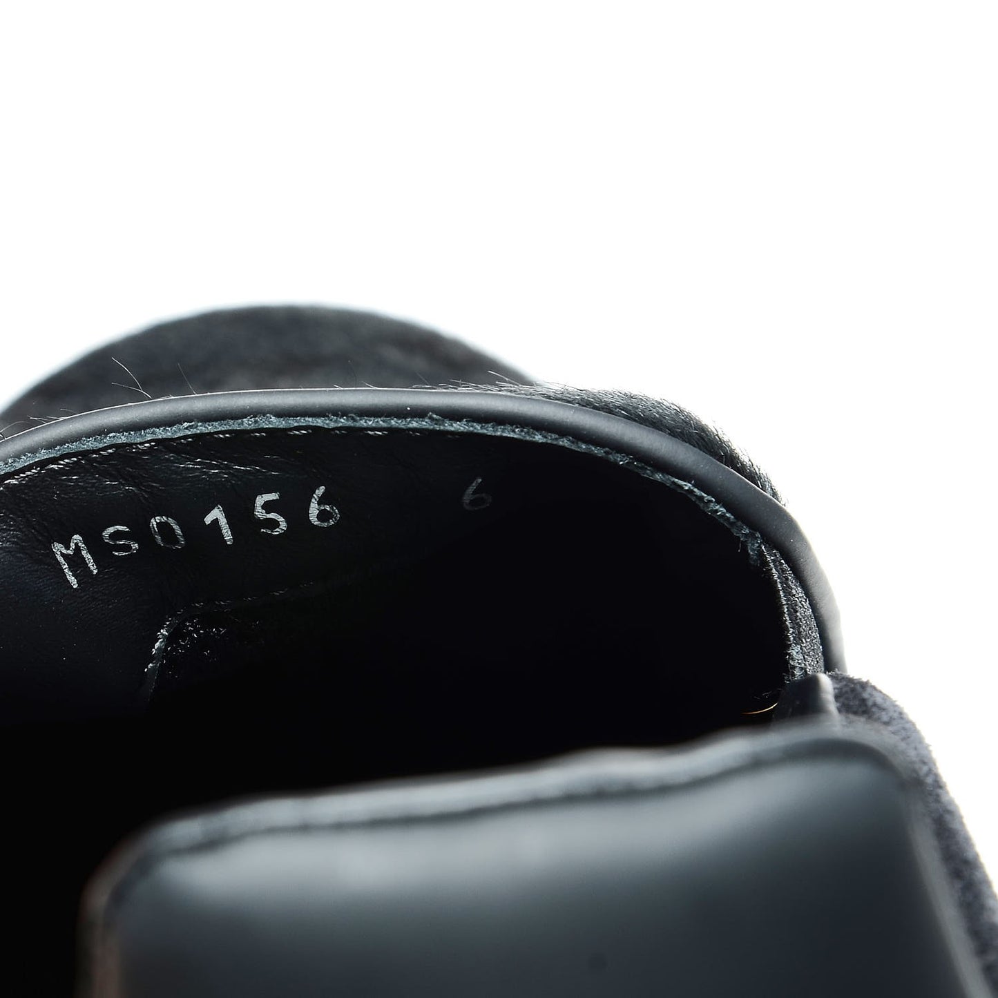 Pony Hair Frontrow Slip On Sneakers 6 Anthracite