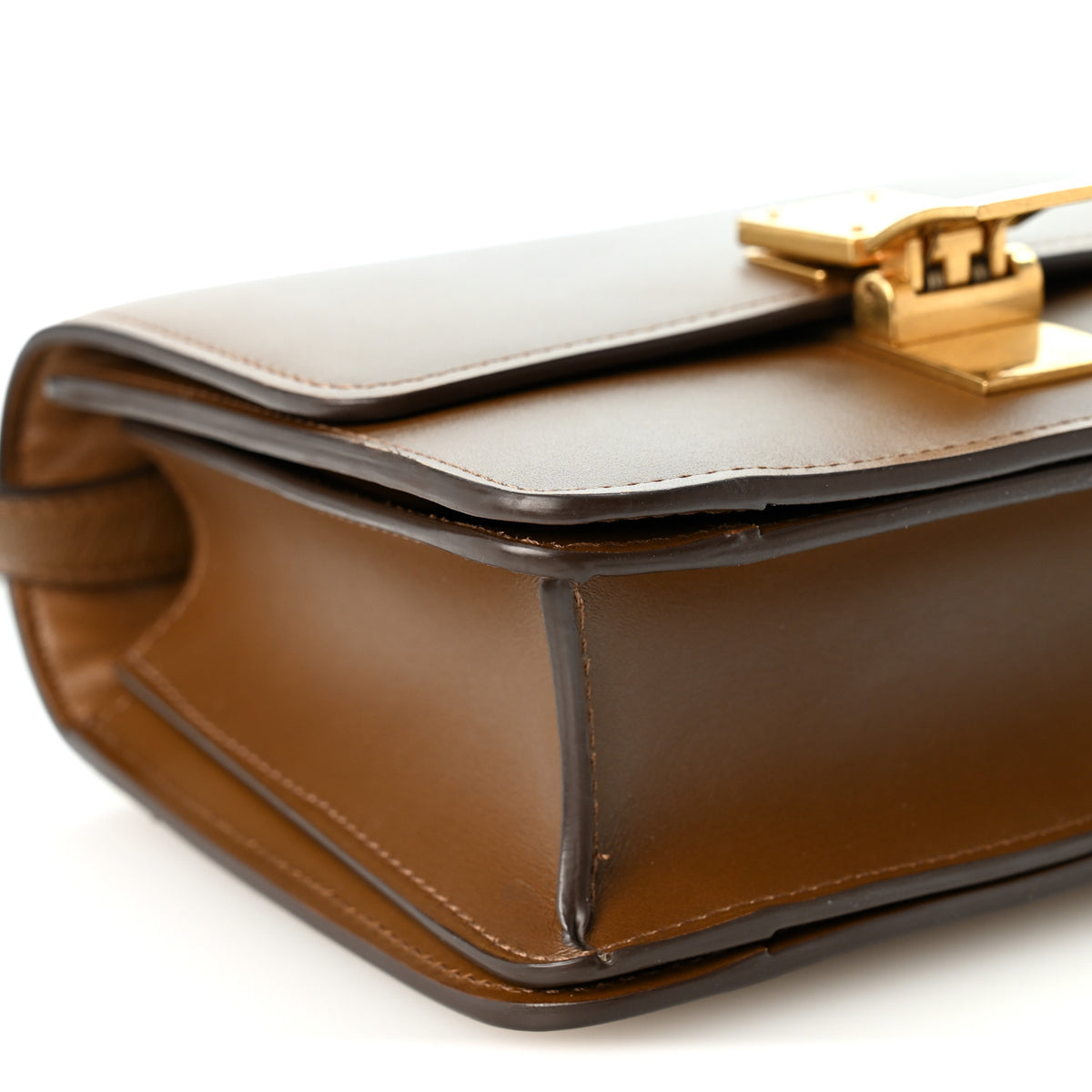 Celine Box Calfskin Small Classic Box Flap Bag Camel 8 of 9