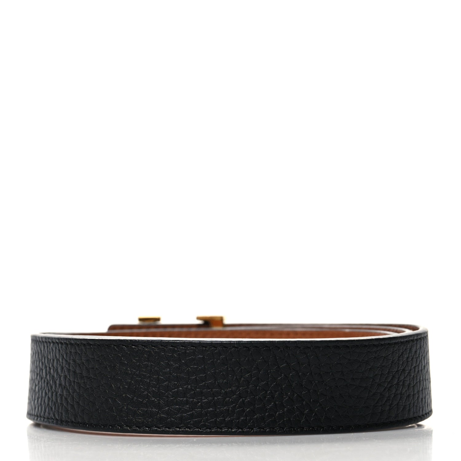 Louis Vuitton Taurillon Calfskin 30mm LV Initiales Reversible Belt 80 32 Black 2 of 6