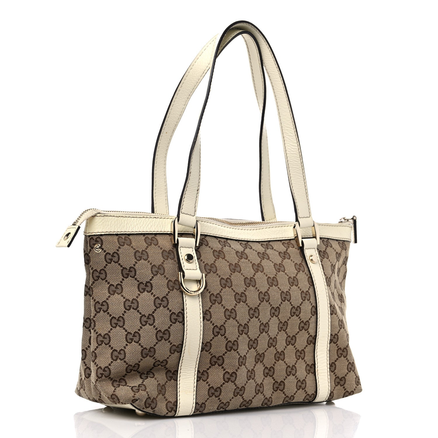 Gucci Monogram Medium Abbey Tote Off White 3 of 15