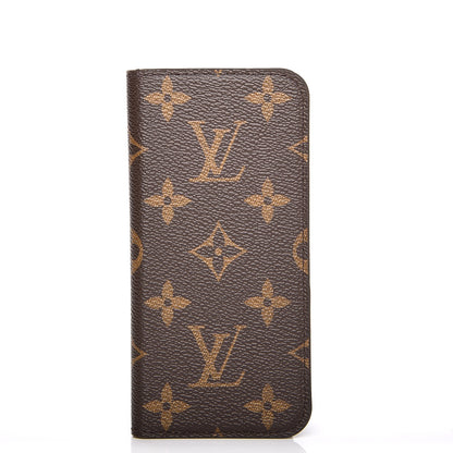 Louis Vuitton Monogram iPhone 7 Folio Case Brown 1 of 6