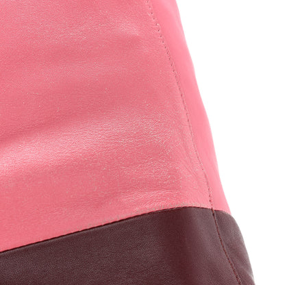Celine Smooth Lambskin Vertical Bi-Cabas Pink Rust 7 of 9