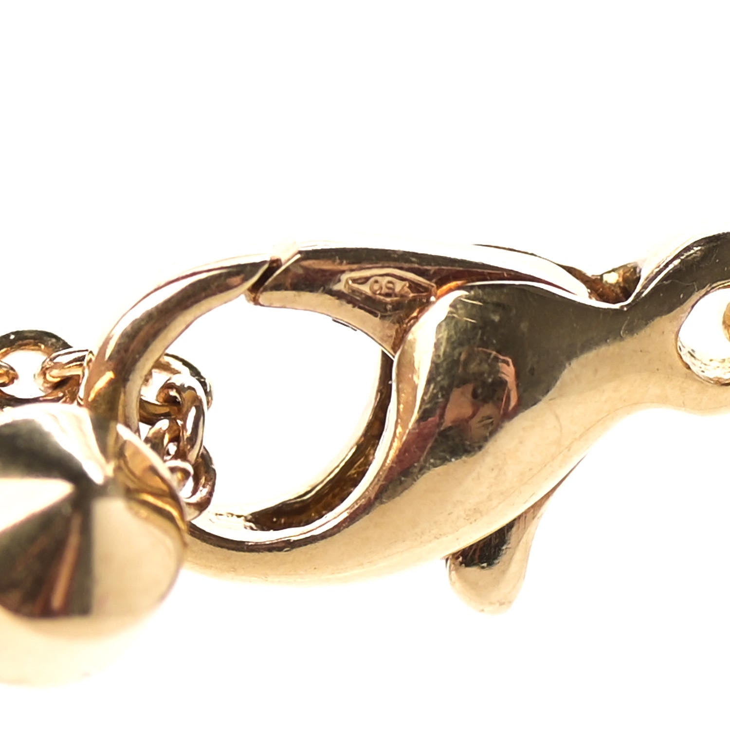 Bulgari 18K Yellow Gold Lucia Pendant Necklace 6 of 6