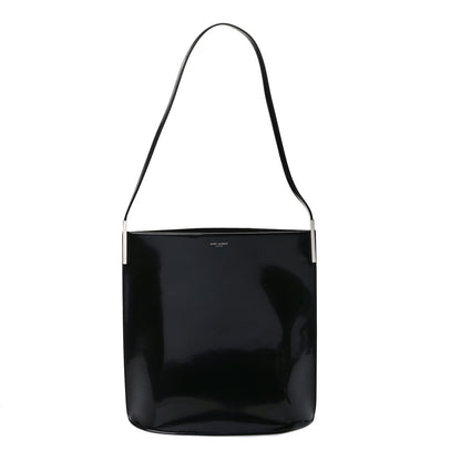 Saint Laurent Patent Calfskin Suzanne Rigid Shoulder Bag Black 1 of 8