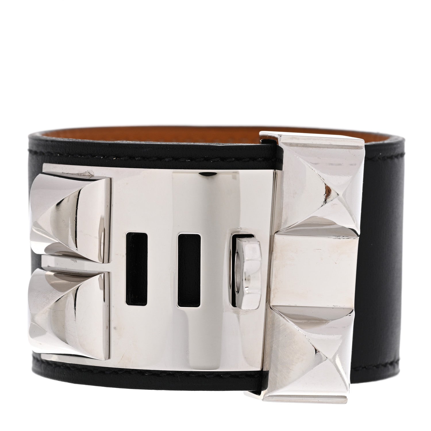 Hermes Box Collier de Chien CDC Bracelet S Black 3 of 6