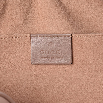 Gucci Calfskin Matelasse Small GG Marmont Chain Shoulder Bag Porcelain Rose 7 of 13