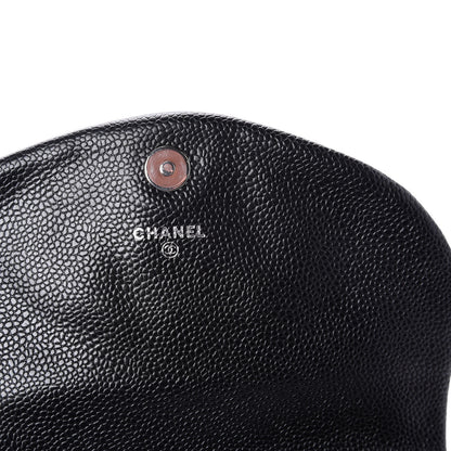 Chanel Caviar Half Moon Wallet On Chain WOC Black 8 of 11