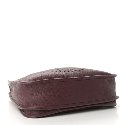 Hermes Taurillon Clemence Evelyne III PM Bordeaux 4 of 12