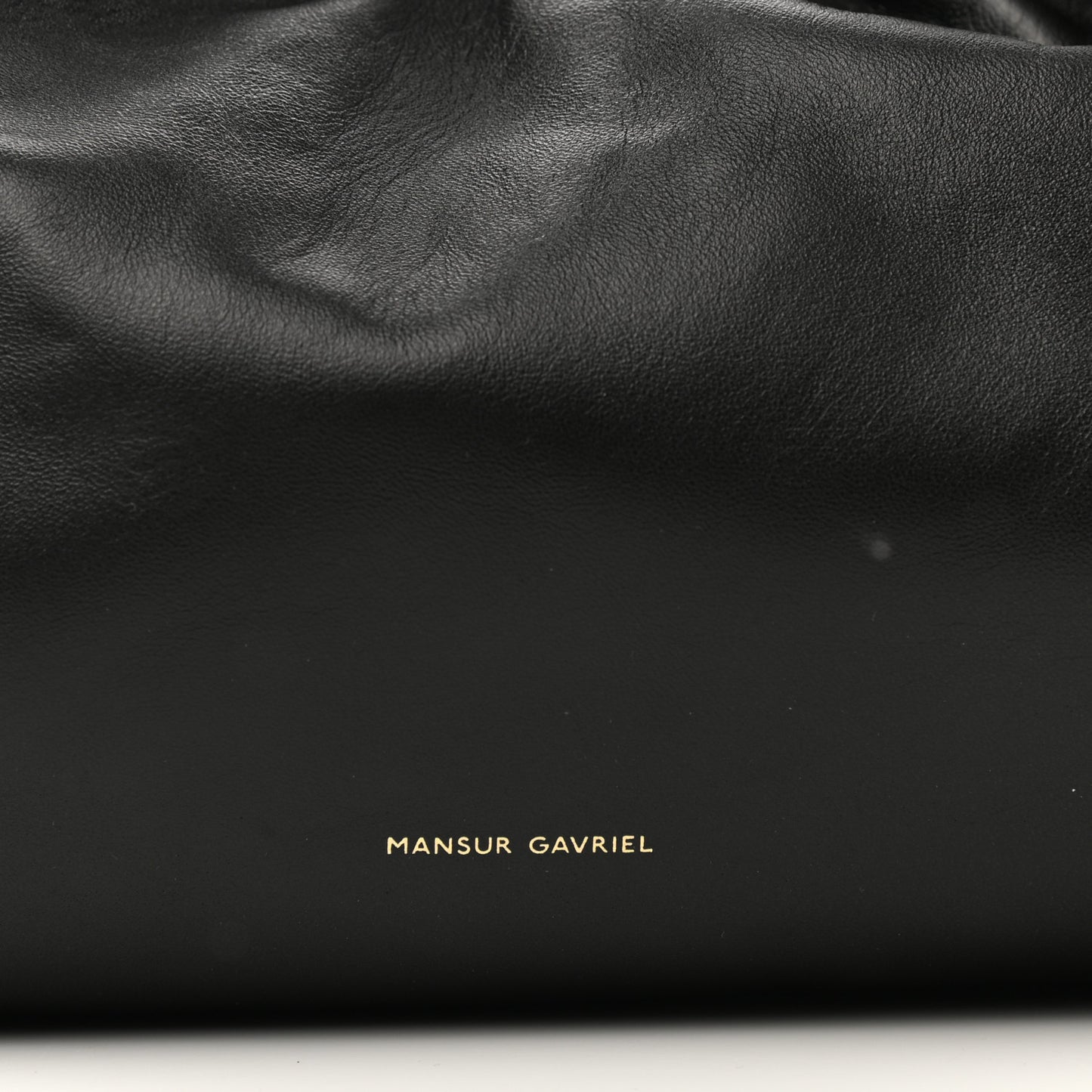 Lambskin Cloud Clutch Black Flamma