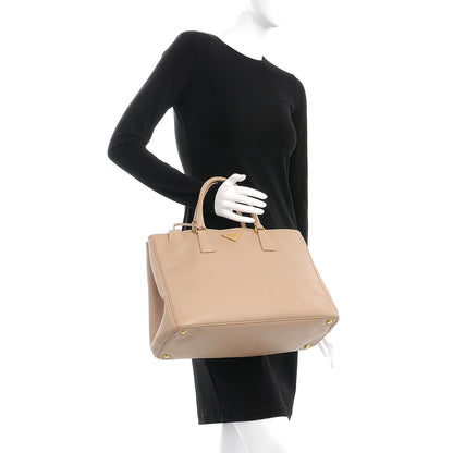 Prada Saffiano Lux Large Tote Cammeo 2 of 8