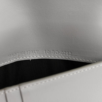 Christian Dior Calfskin CD Diamond Canvas Passport Holder Grey 7 of 8