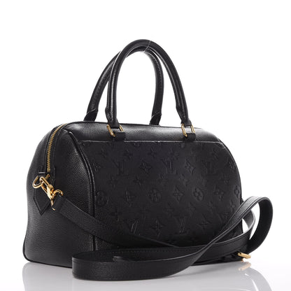 Louis Vuitton Empreinte Speedy Bandouliere 25 NM Black 3 of 8