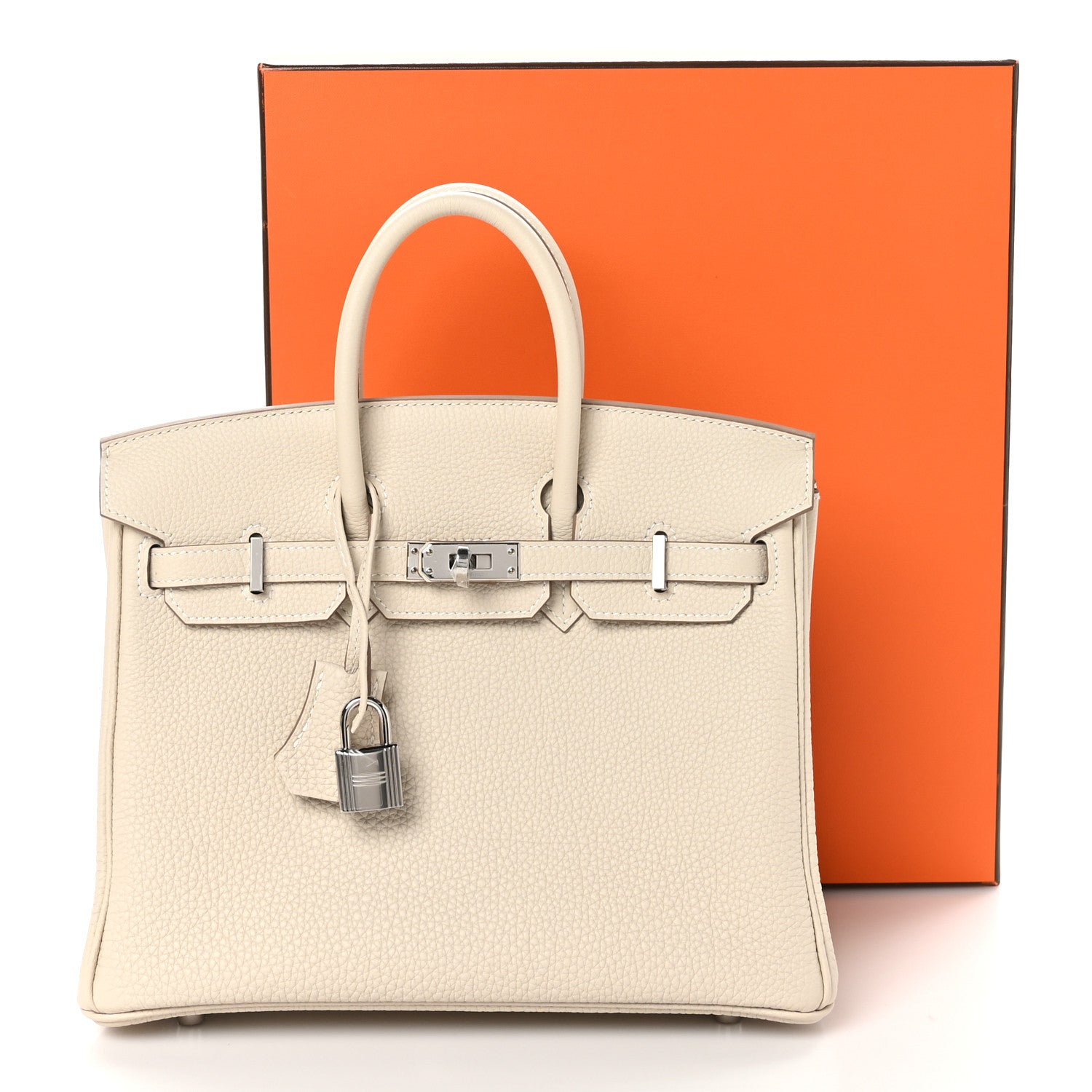 Hermes Togo Birkin 25 Craie 11 of 11