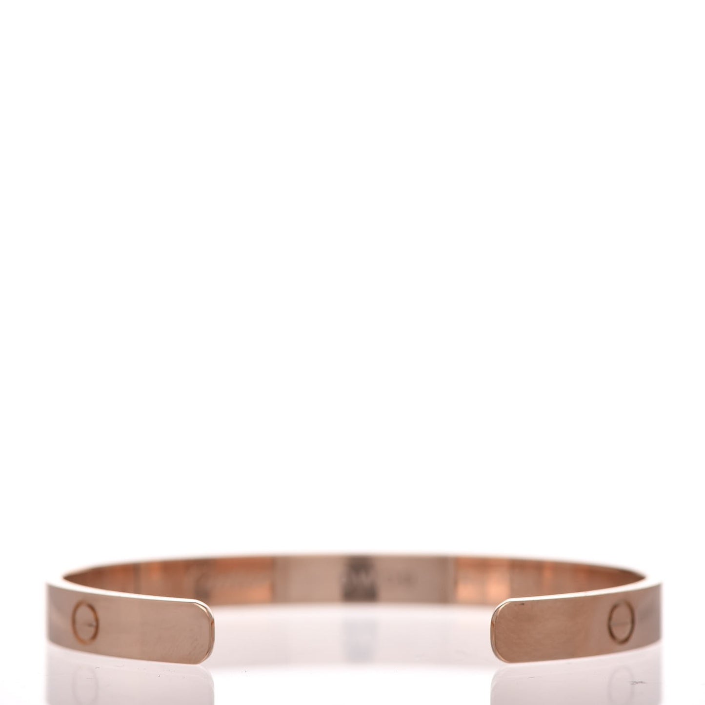 18K Pink Gold LOVE Cuff Bracelet 18