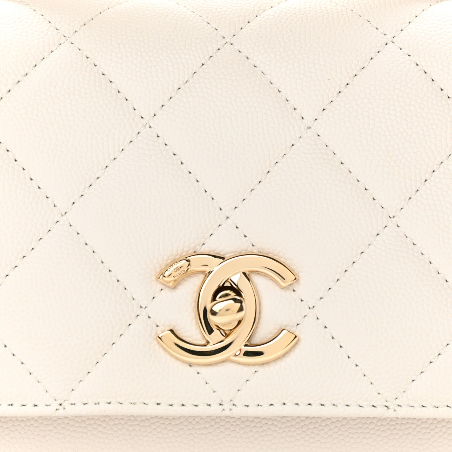 Chanel Caviar Quilted Small Business Affinity Flap White 9 of 12