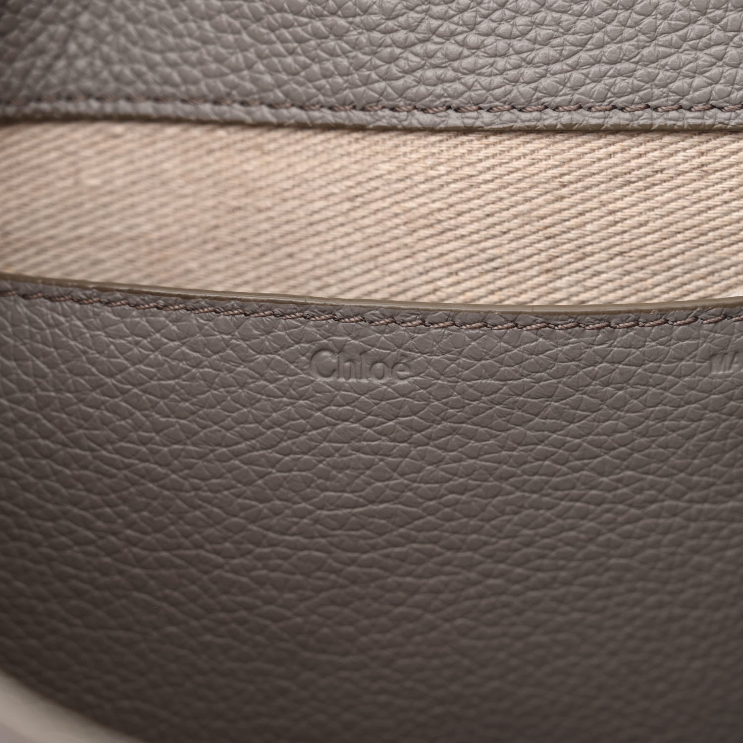 Chloe Calfskin Medium Marcie Round Crossbody Bag Cashmere Grey 6 of 11