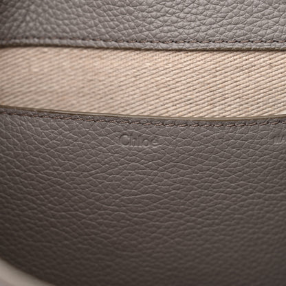 Chloe Calfskin Medium Marcie Round Crossbody Bag Cashmere Grey 6 of 11