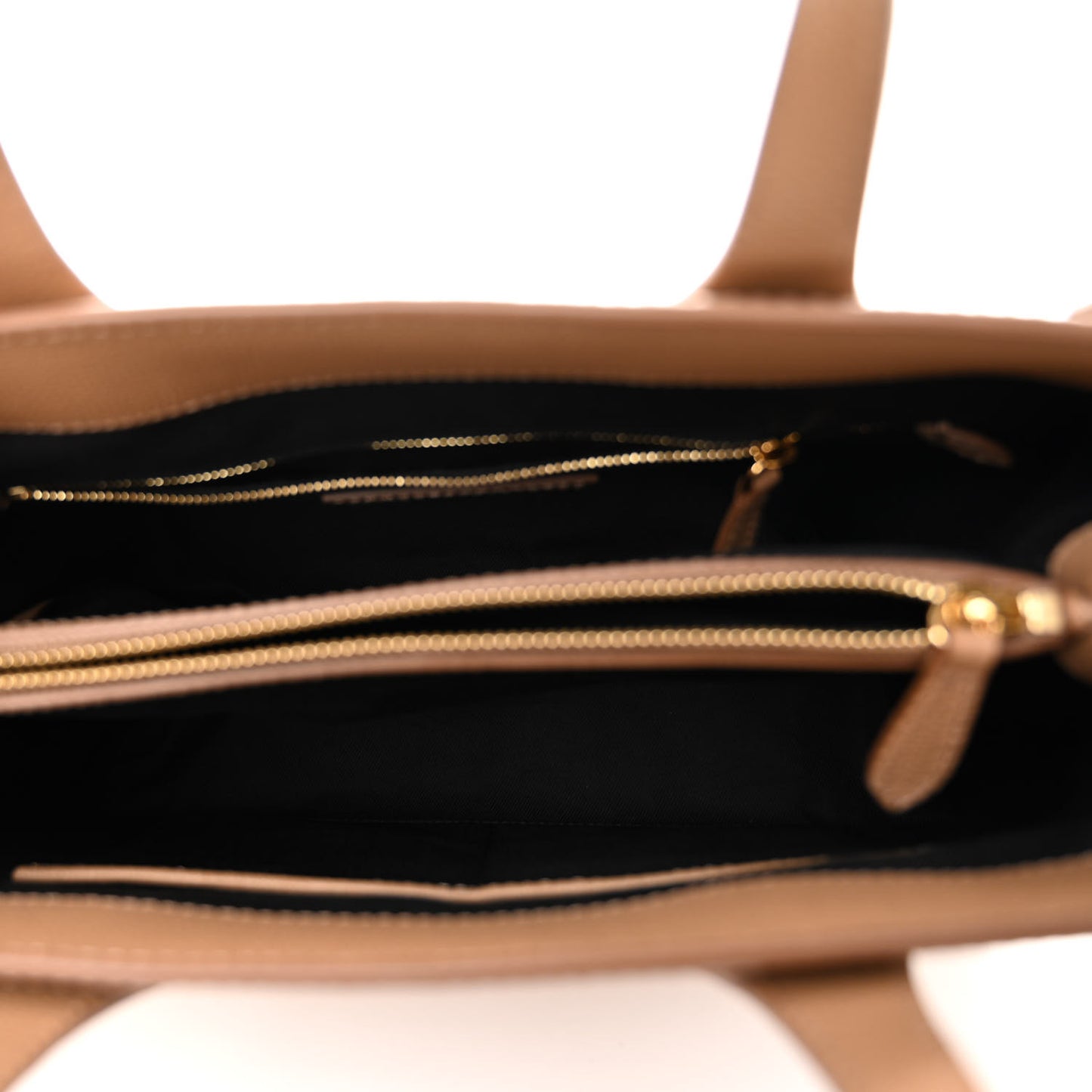 Derby Calfskin House Check Medium Banner Tote Camel