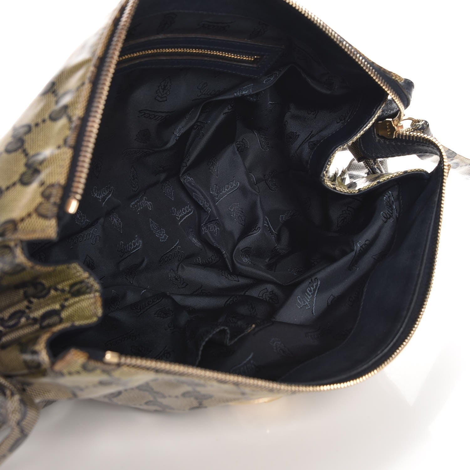 Gucci Crystal Monogram Large Hysteria Clutch Navy Blue 5 of 7