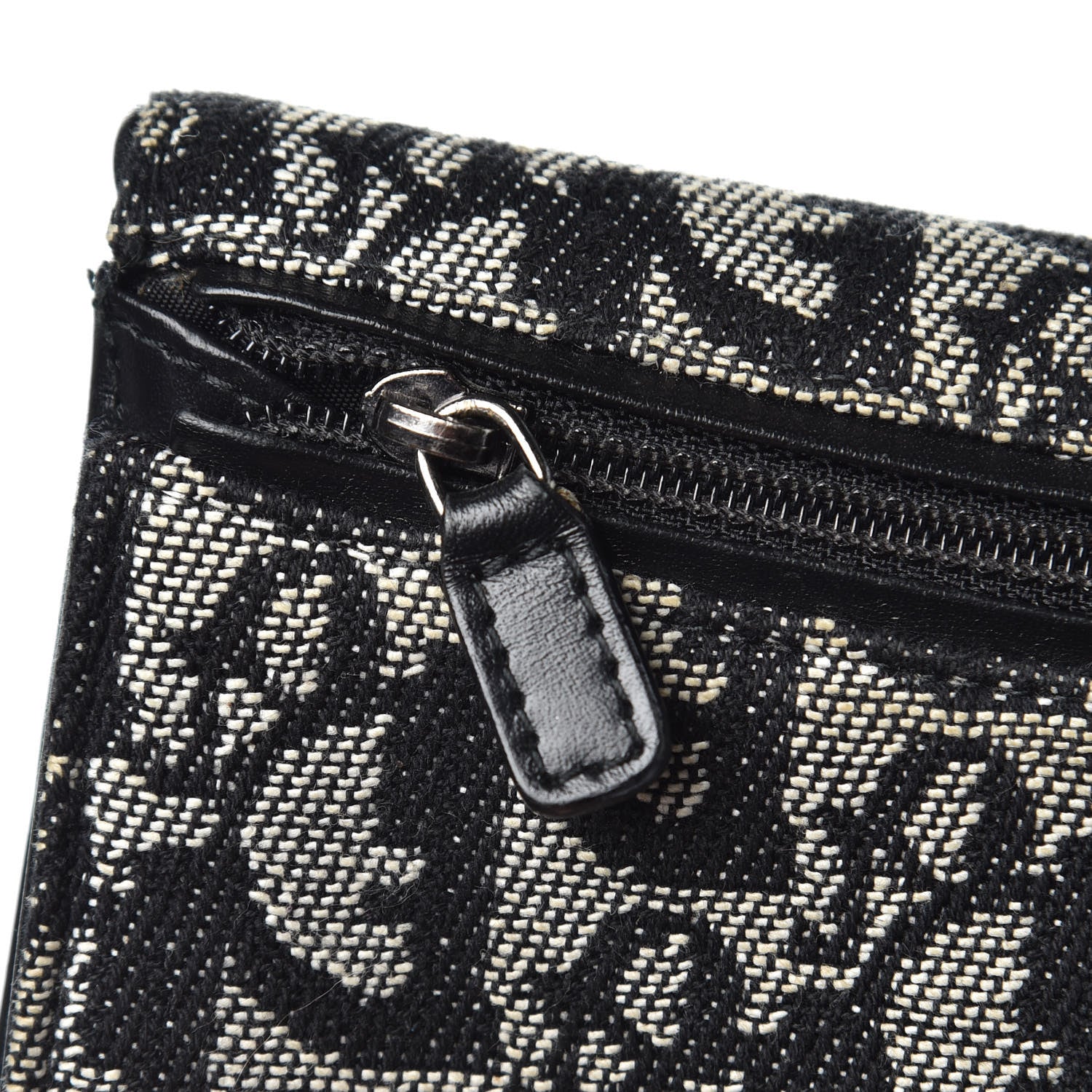 Christian Dior Monogram Dior Saddle Wallet Black 8 of 8