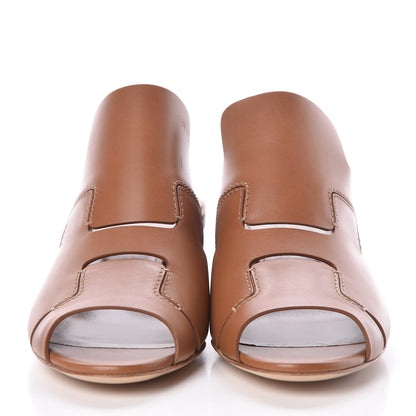 Hermes Calfskin Right Mules 39 Palissandre 2 of 10