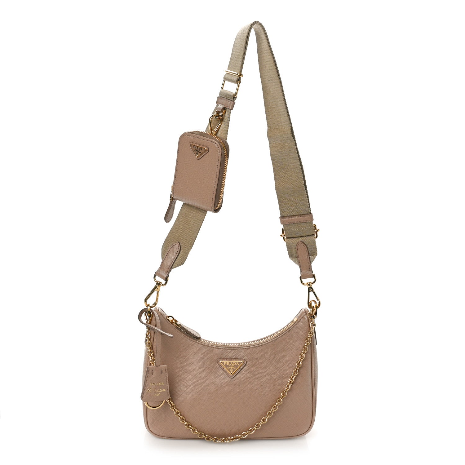 Prada Saffiano Lux Re-Edition 2005 Shoulder Bag Cammeo 1 of 9