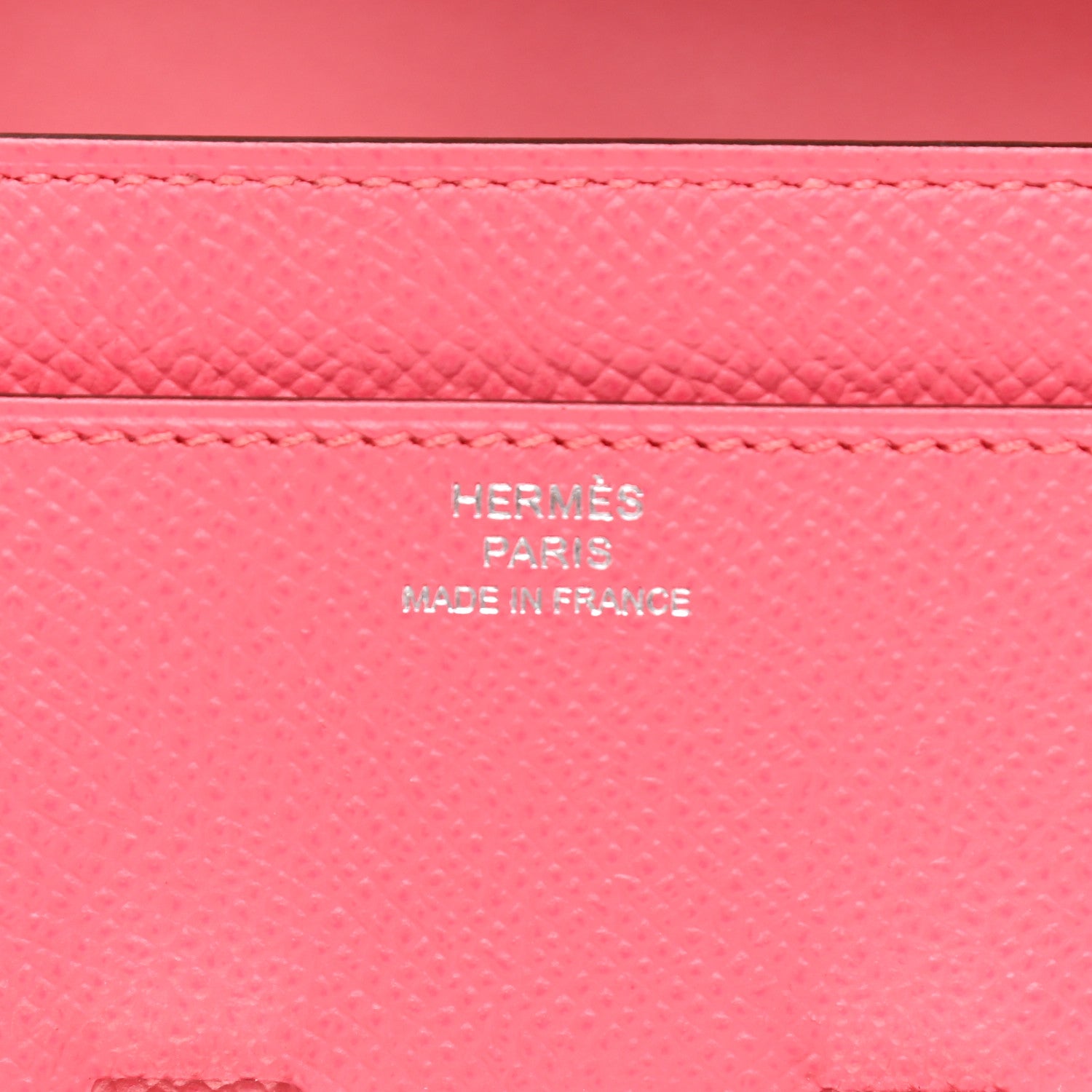 Hermes Epsom Constance Long Wallet Rose Azalee 6 of 17