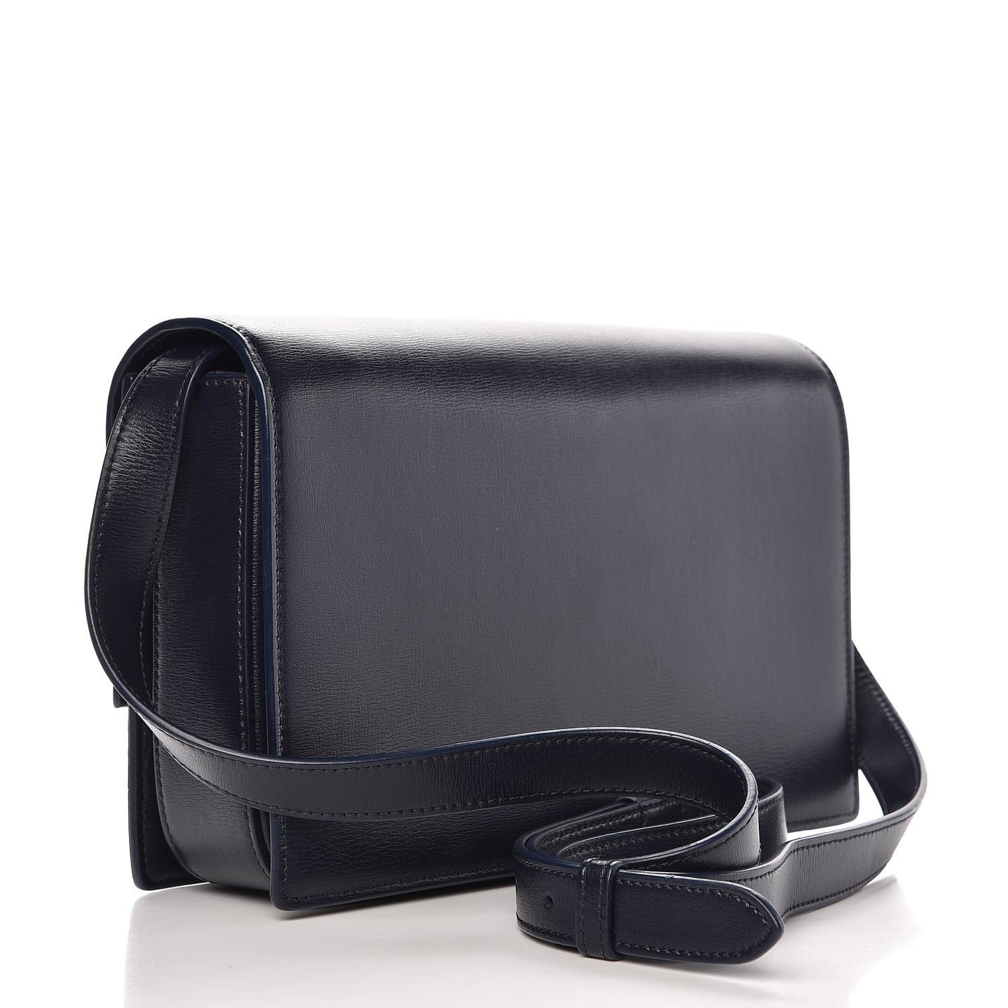 Smooth Calfskin Suede Medium Bellechasse Navy