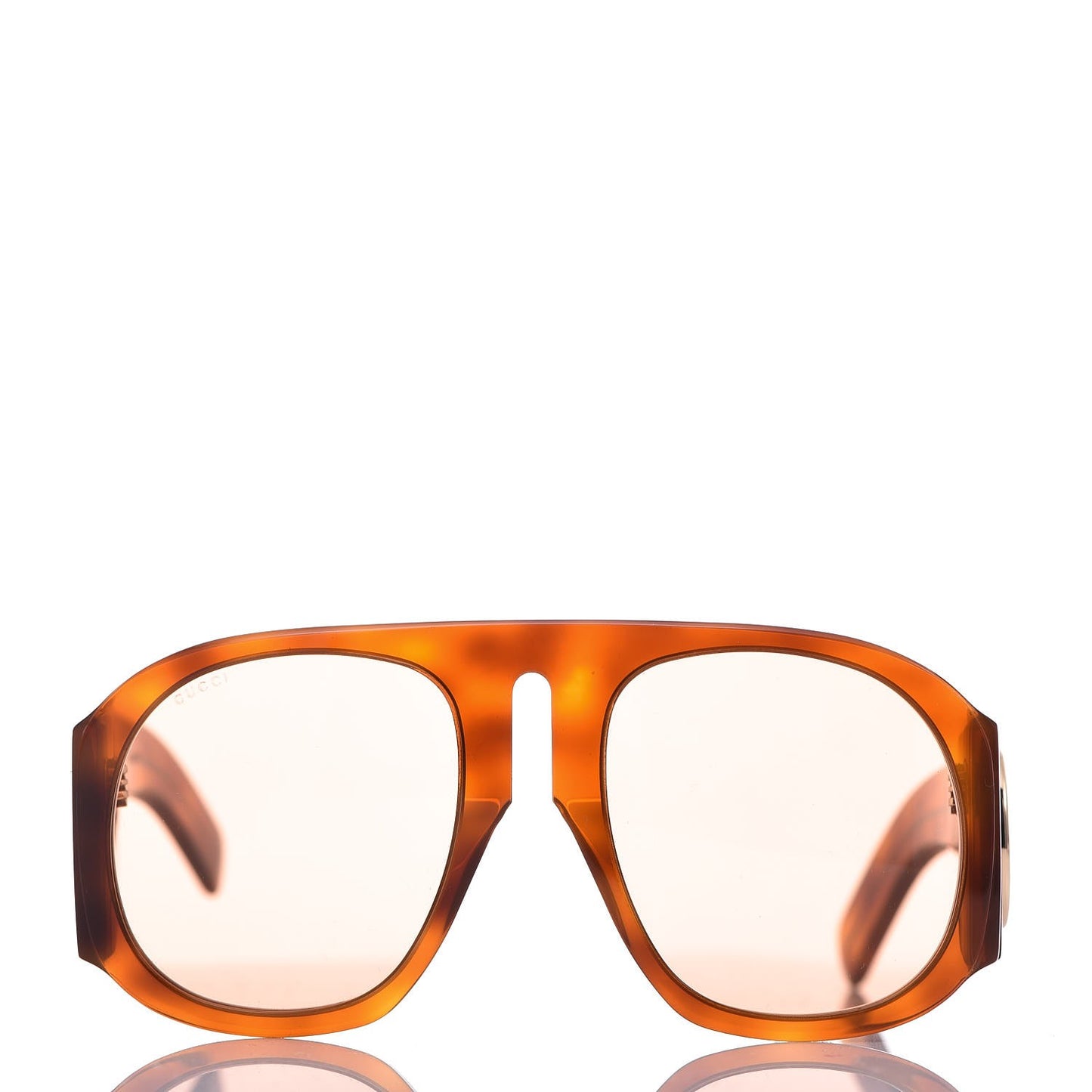 Acetate Oversized Interlocking G Sunglasses GG0152S Tortoise