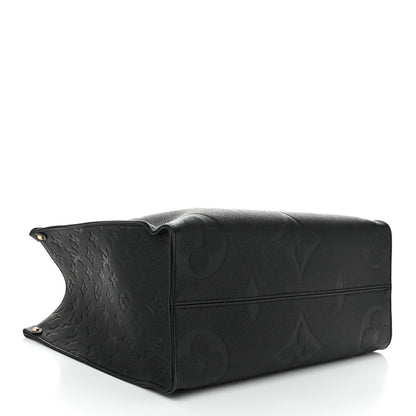 Louis Vuitton Empreinte Monogram Giant OnTheGo MM Black 4 of 10