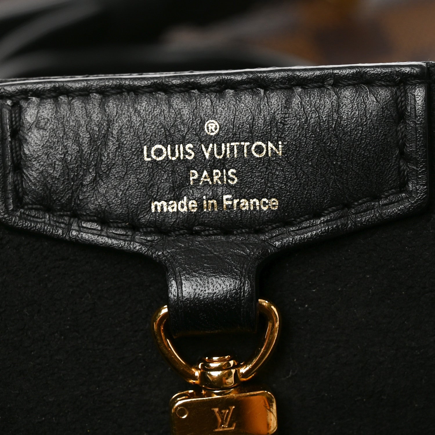 Louis Vuitton Damier Ebene Belmont MM Black 6 of 9