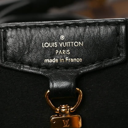 Louis Vuitton Damier Ebene Belmont MM Black 6 of 9