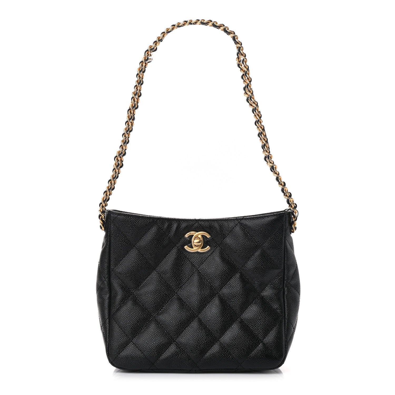 Chanel Caviar Quilted Small Pick Me Up Hobo Black 1 of 11