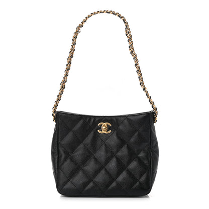 Chanel Caviar Quilted Small Pick Me Up Hobo Black 1 of 11