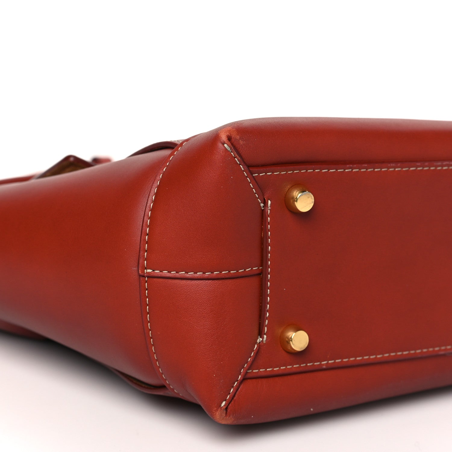 Bottega Veneta French Calfskin Maxi Intrecciato Medium Arco Red 9 of 15