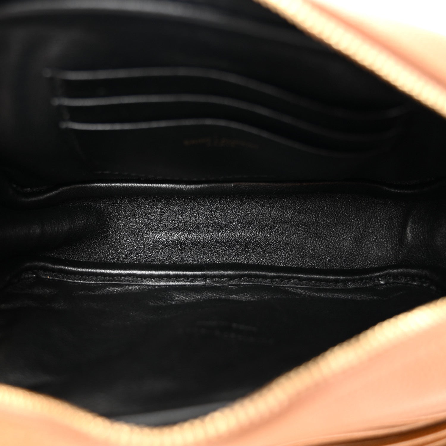 Saint Laurent Grain De Poudre Matelasse Monogram Mini Lou Camera Bag Dark Natural 5 of 10
