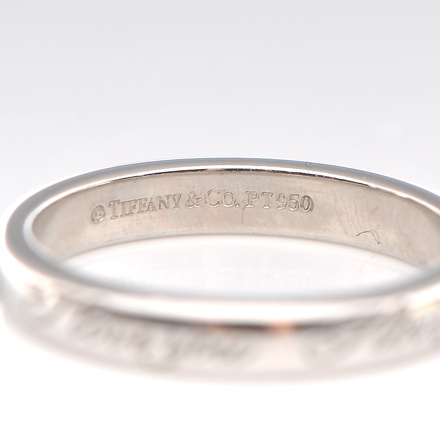 Platinum Notes I Love You Narrow Ring 5