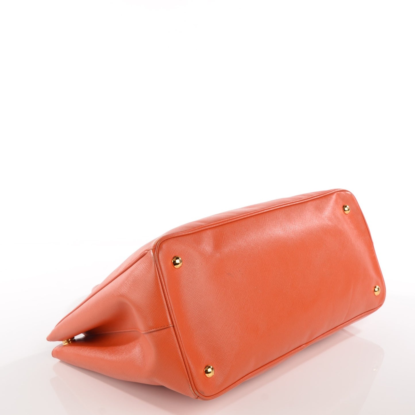 Saffiano Lux Large Tote Papaya