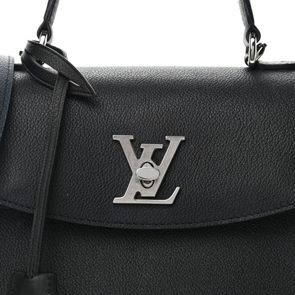 Louis Vuitton Calfskin Lockme Ever BB Black 8 of 15