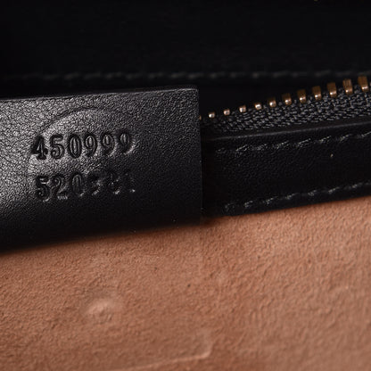 Gucci Calfskin Embossed L'Aveugle Par Amour Duffle Black 7 of 7
