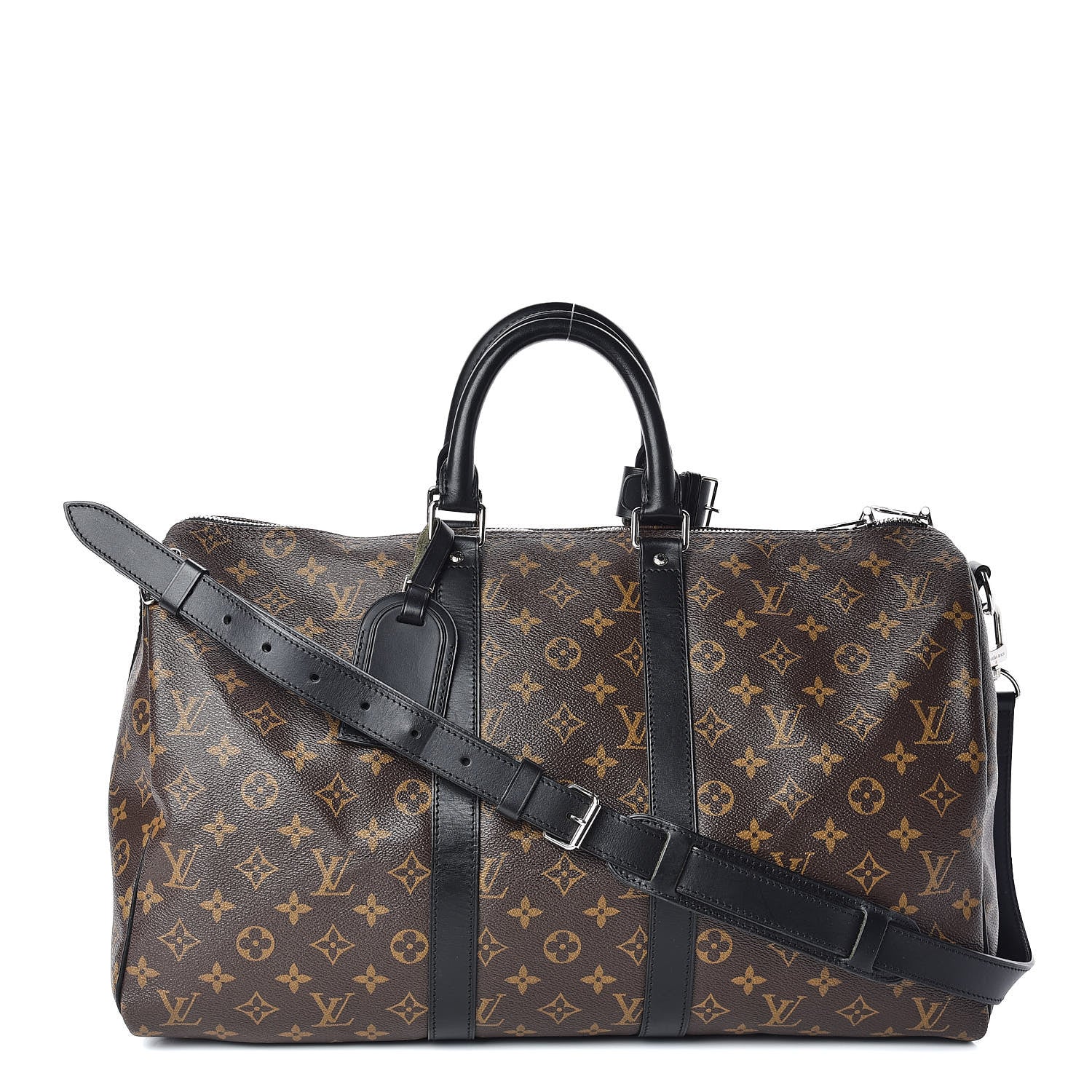 Louis Vuitton Monogram Macassar Keepall Bandouliere 45 1 of 10
