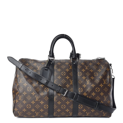 Louis Vuitton Monogram Macassar Keepall Bandouliere 45 1 of 10