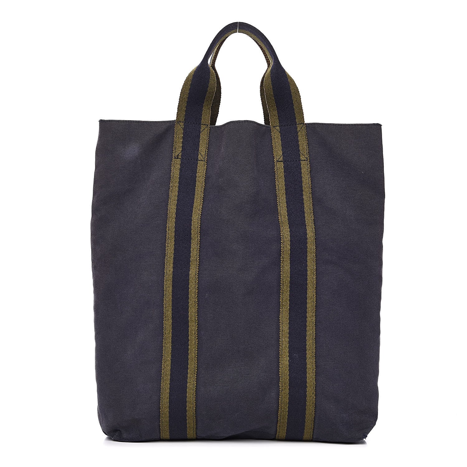 Hermes Canvas Fourre Tout Navy 1 of 14