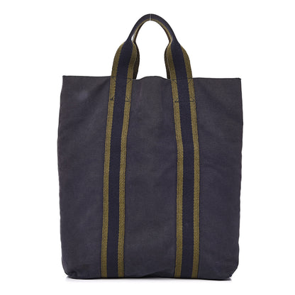 Hermes Canvas Fourre Tout Navy 1 of 14