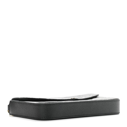 Louis Vuitton Empreinte Pochette Felicie Chain Wallet Black 5 of 10