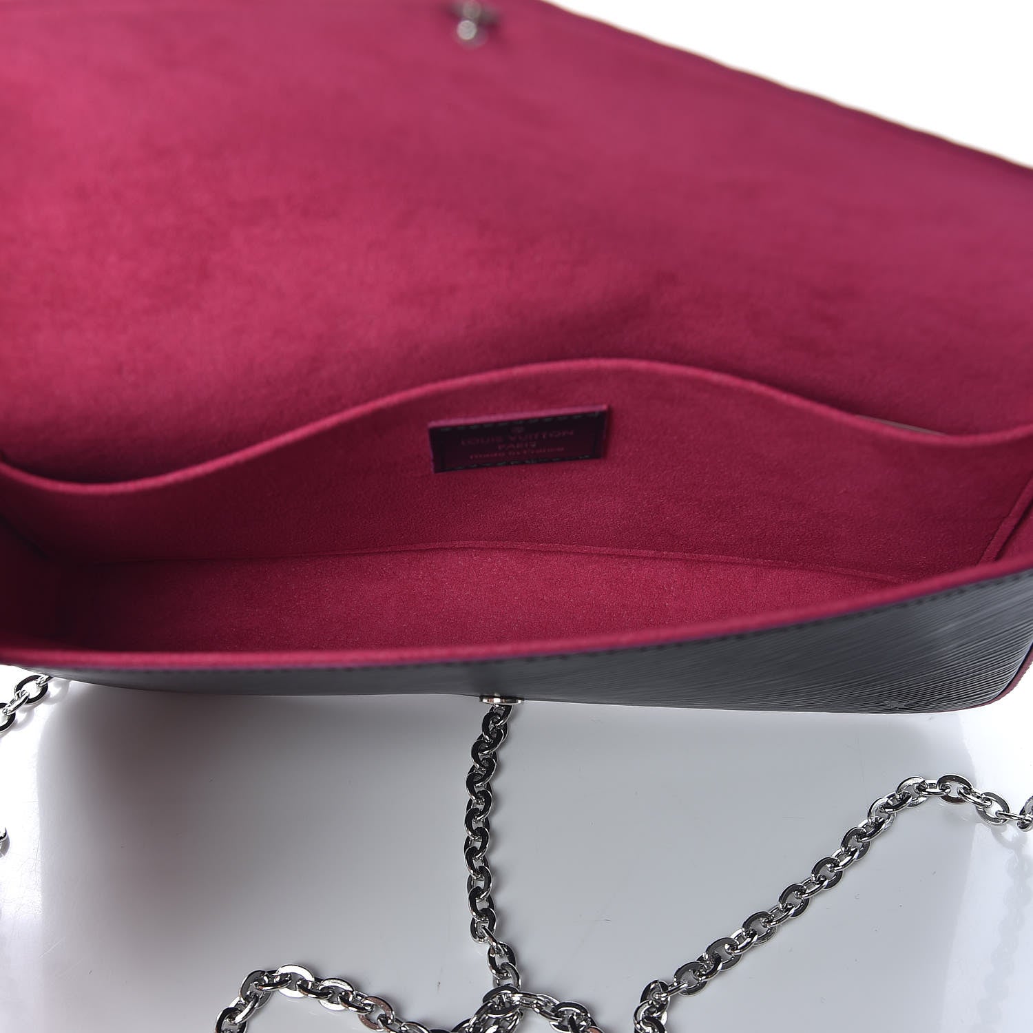 Louis Vuitton Epi Pochette Felicie Black Hot Pink 6 of 11