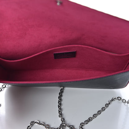 Louis Vuitton Epi Pochette Felicie Black Hot Pink 6 of 11