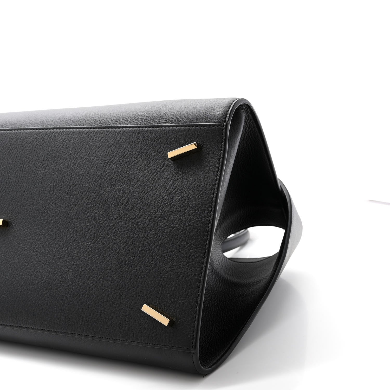 Salvatore Ferragamo Calfskin Medium Hug Bag Black 10 of 10