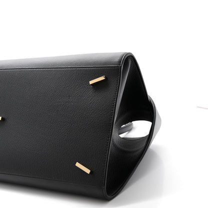 Salvatore Ferragamo Calfskin Medium Hug Bag Black 10 of 10